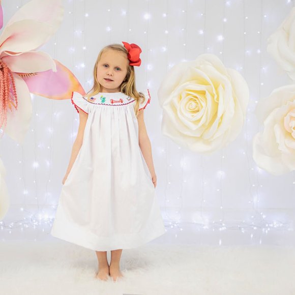 Travel America Angel Sleeve Smock